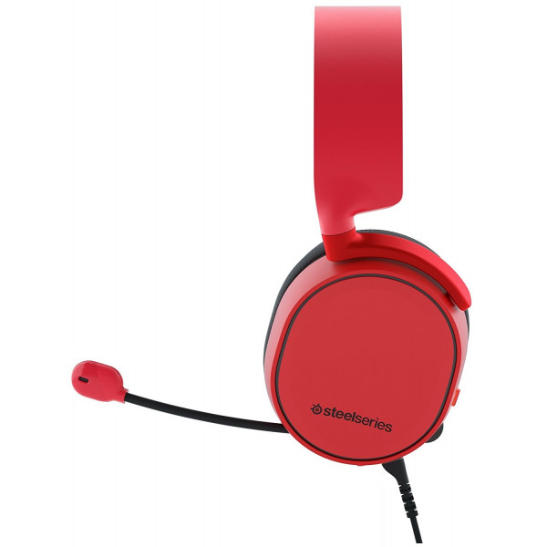 Фото - Гарнитура проводная игровая SteelSeries Arctis 3 Solar Red (61435)
