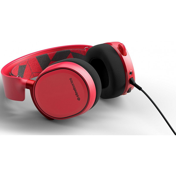 Фото - Гарнитура проводная игровая SteelSeries Arctis 3 Solar Red (61435)