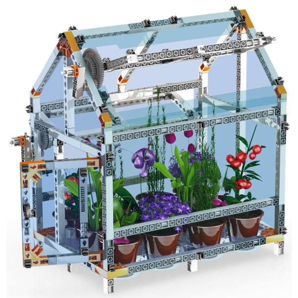 Фото - Пластиковый конструктор Engino Stem Ботаническая лаборатория (мини теплица) (STEM47)