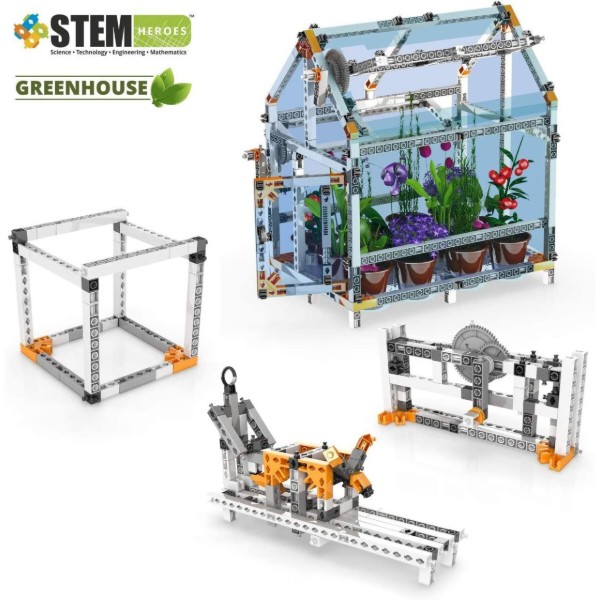 Фото - Пластиковый конструктор Engino Stem Ботаническая лаборатория (мини теплица) (STEM47)