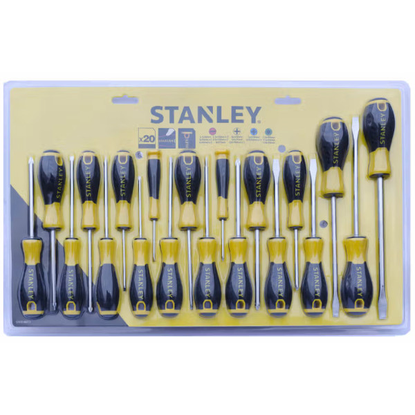 Фото - Набір викруток Stanley Essential 20 шт. (STHT0-60213)