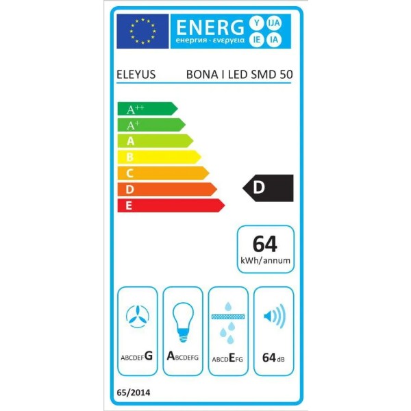 Фото - Витяжка традиційна ELEYUS BONA ІI LED SMD 50 IS