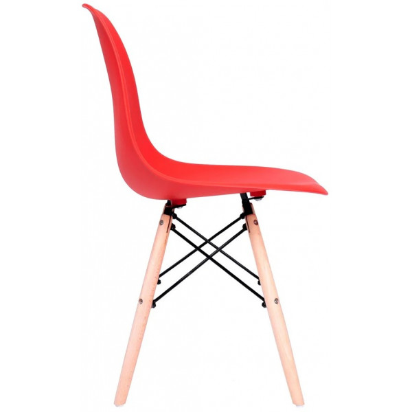 Фото - Стілець кухоний Richman Жаклін Ніжки деревʼяні Червоний