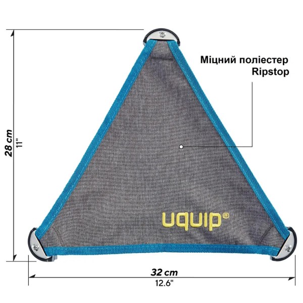 Фото - Складной стул Uquip Trinity L Grey (244033)