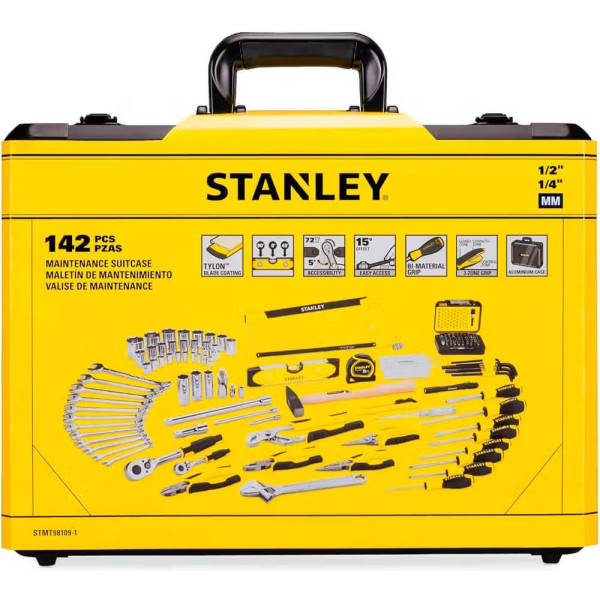 Фото - Набір інструментів Stanley 142 шт. (STMT98109-1)