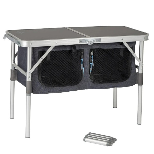 Фото - Складаний стіл Bo-camp Otter 80x40 см Anthracite (1693680)