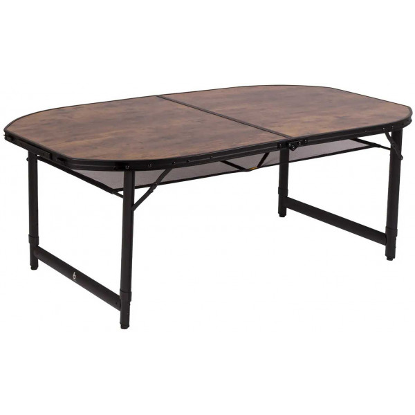 Фото - Складной стол Bo-camp Woodbine Oval 150x80 см Black/Wood look (1404230)