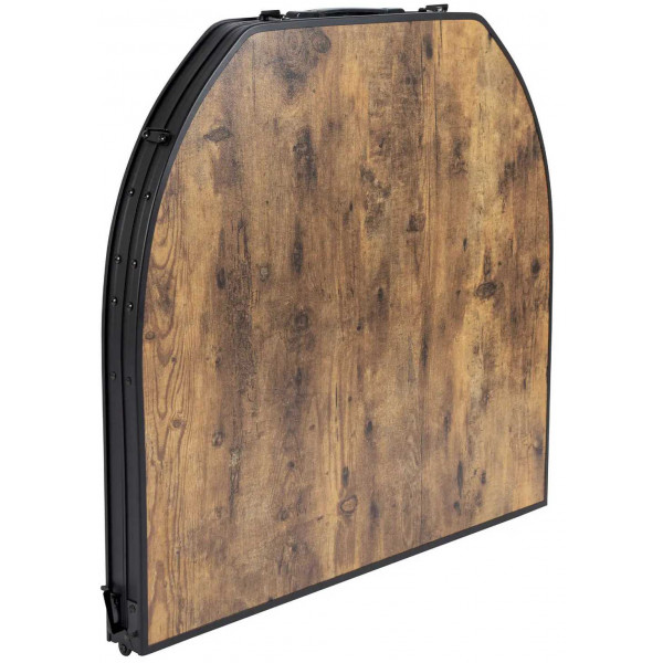 Фото - Складной стол Bo-camp Woodbine Oval 150x80 см Black/Wood look (1404230)