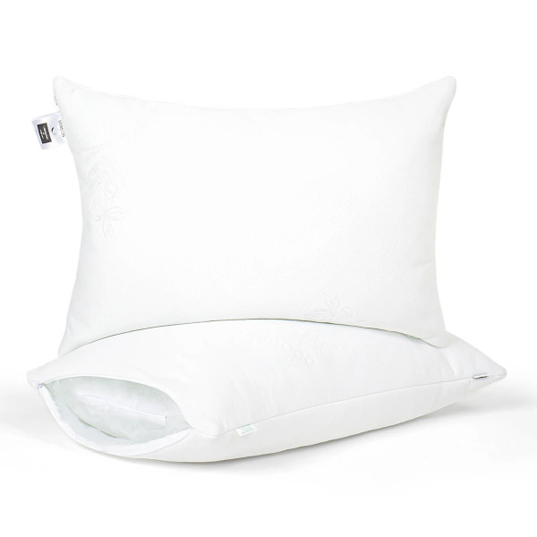 Фото - Подушка стандартна MirSon №805 Julia EcoSilk Hand made 70х70 см (2200003197051)