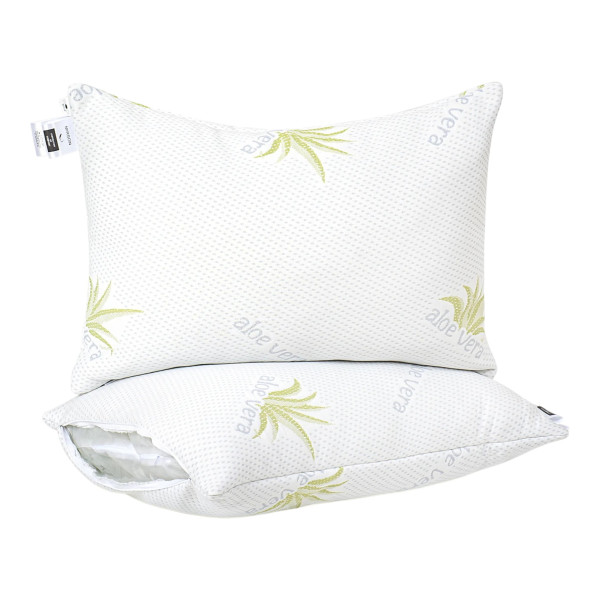 Фото - Подушка стандартна MirSon №801 Dorotea EcoSilk Hand made 40х60 см (2200003196917)