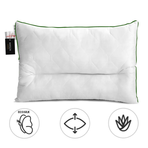 Фото - Подушка стандартная MirSon Premium Eco Aloe Vera 147 50x70 см (2200000393029)