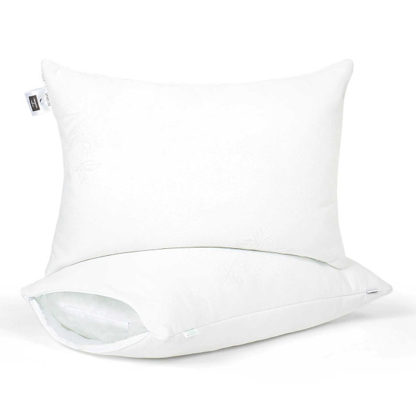 Фото - Подушка стандартна MirSon вовняна №832 Julia Hand made Пружна 40х60 см (2200003198010)