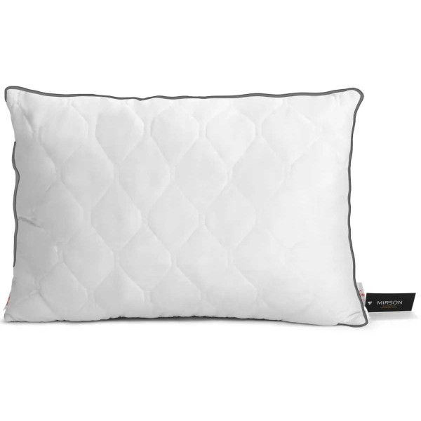 Фото - Подушка стандартная MirSon шелковая Eco Silver 0546 Средняя 40х60 см (2200000393418)