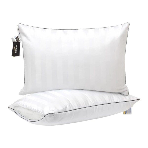 Фото - Подушка стандартна MirSon бамбукова Hand Made Royal Pearl 930 низька 60x60 см (2200000557322)