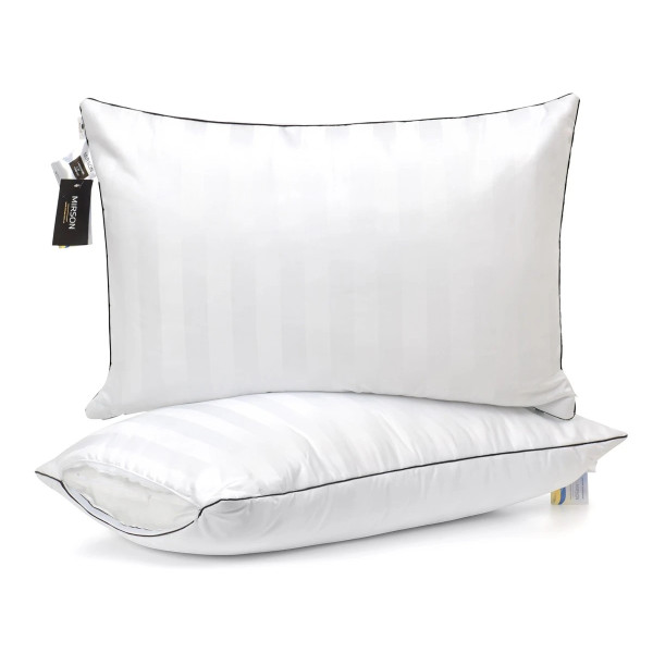 Фото - Подушка стандартна MirSon бамбукова Hand Made Royal Pearl 931 середня 40x60 см (2200000557094)