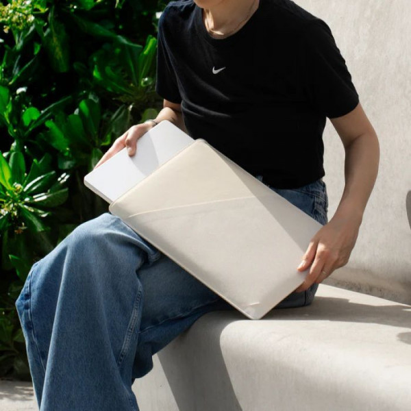 Фото - Чохол для ноутбуку Native Union Stow Slim 14" Sleeve Case Sandstone for MacBook Pro 14/MacBook Air 13 (STOW-MBS-SAN-14)