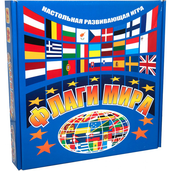 Фото - Настольная игра (3-4 года) Strateg Флаги мира рус. (709)