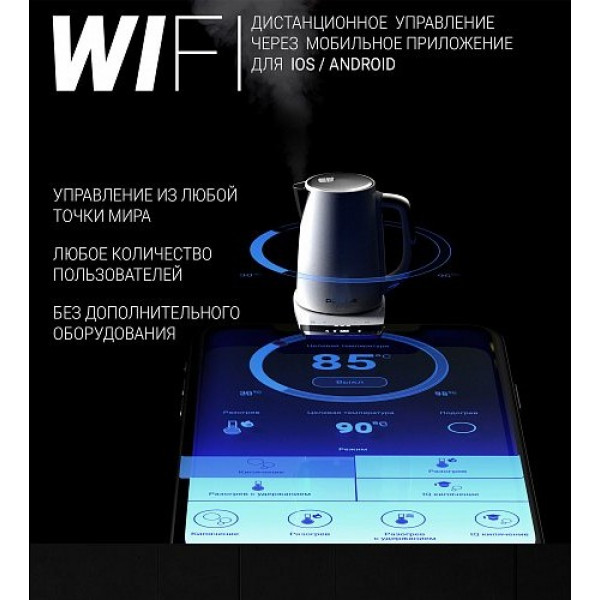 Фото - Електричний чайник Polaris PWK 1755 CAD IQ Home