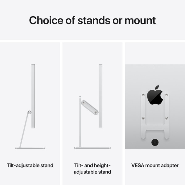 Фото - Монитор Apple Studio Display 27" 5K (MFEX4) Standard Glass - Tilt-Adjustable Stand