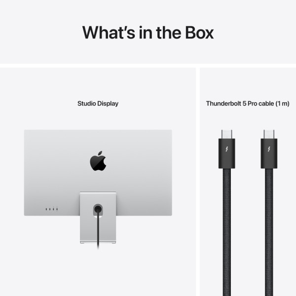 Фото - Монитор Apple Studio Display 27" 5K (MFEX4) Standard Glass - Tilt-Adjustable Stand