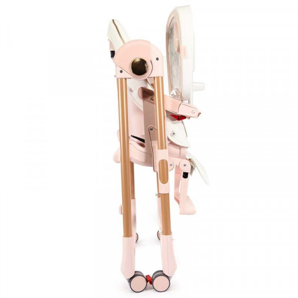 Фото - Стульчик для кормления трансформер Peg-Perego Prima Pappa Follow Me Mon Amour (розовое золото)