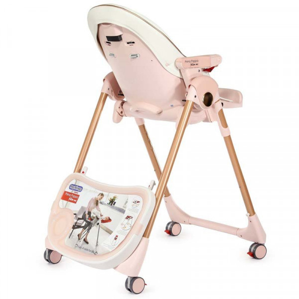 Фото - Стульчик для кормления трансформер Peg-Perego Prima Pappa Follow Me Mon Amour (розовое золото)