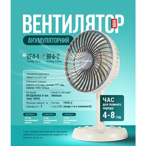 Фото - Вентилятор настільний Sturmax BF4-2