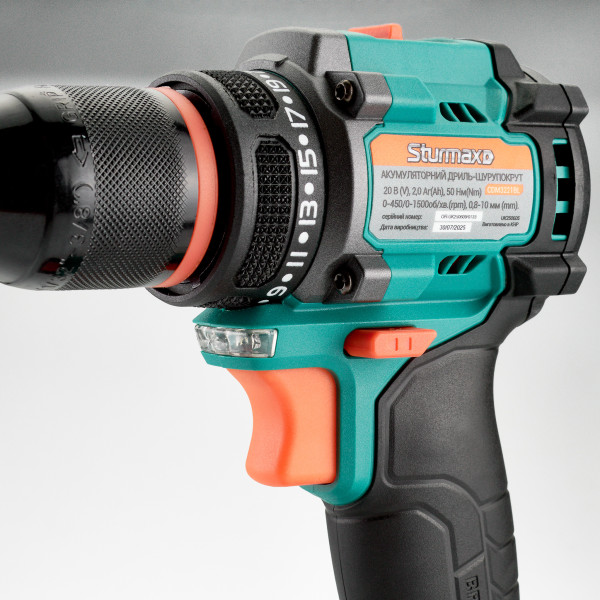 Фото - Дрель-шуруповерт Sturmax CDM3221BL