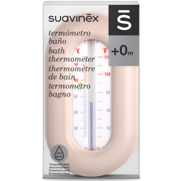 Фото - Термометр для ванни Suavinex Birdies рожевий (403066-2)