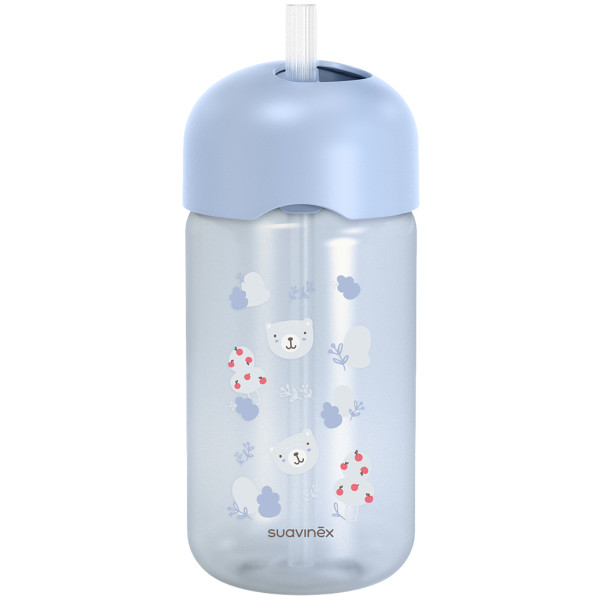 Фото - Поильник-непроливайка детский Suavinex 340 мл +18 мес. Wild&Free синяя (403378)