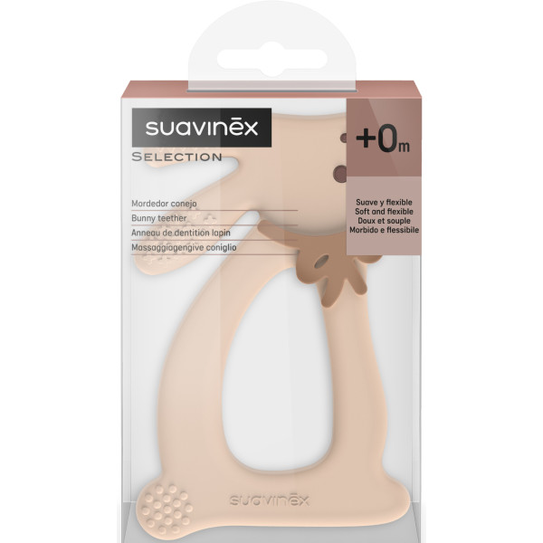Фото - Прорезыватель Suavinex кролик Wonderland бежевый (403226)