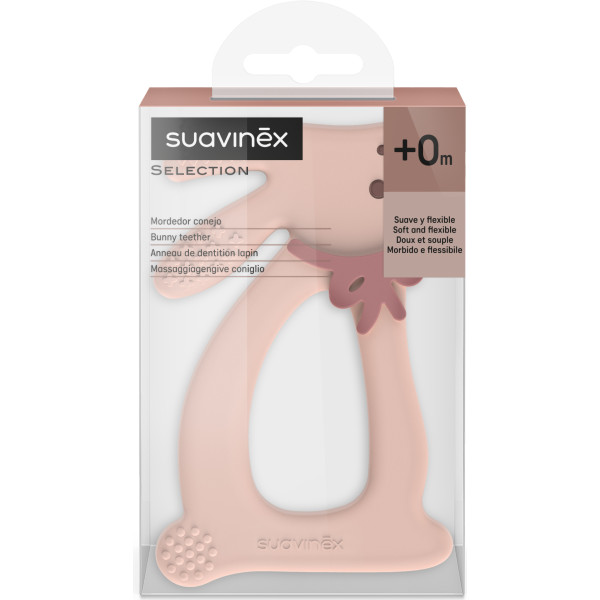 Фото - Прорезыватель Suavinex кролик Wonderland розовый (403227)