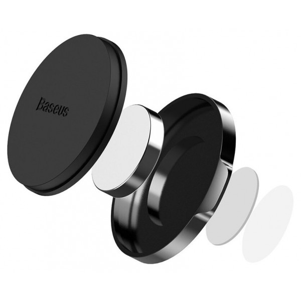 Фото - Автодержатель Baseus Small Ears Series Magnetic Suction Bracket Flat type Black (SUER-C01)