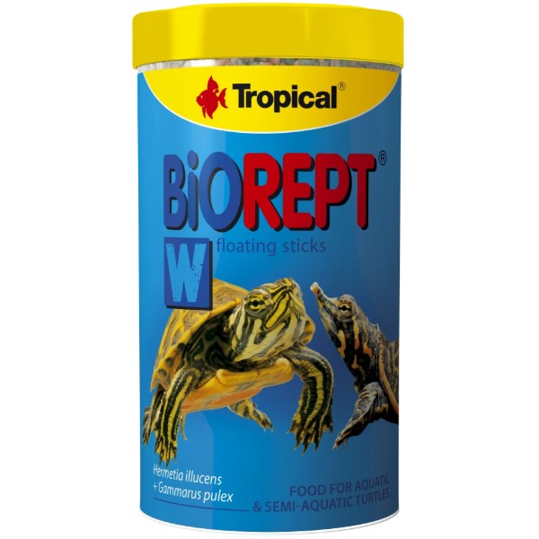 Фото - Корм для рептилій Tropical Biorept W для водоплавних черепах гранули 150 г (5900469113653) Фото - Корм для рептилій Tropical Biorept W для водоплавних черепах гранули 150 г (5900469113653)