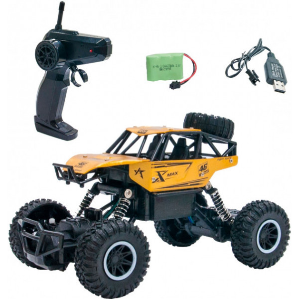 Фото - Радіокерована машинка 1:20 Sulong Toys Off-Road Crawler – Rock Sport (золотой, аккум. 3,6V, метал. корпус) (SL-110AG)