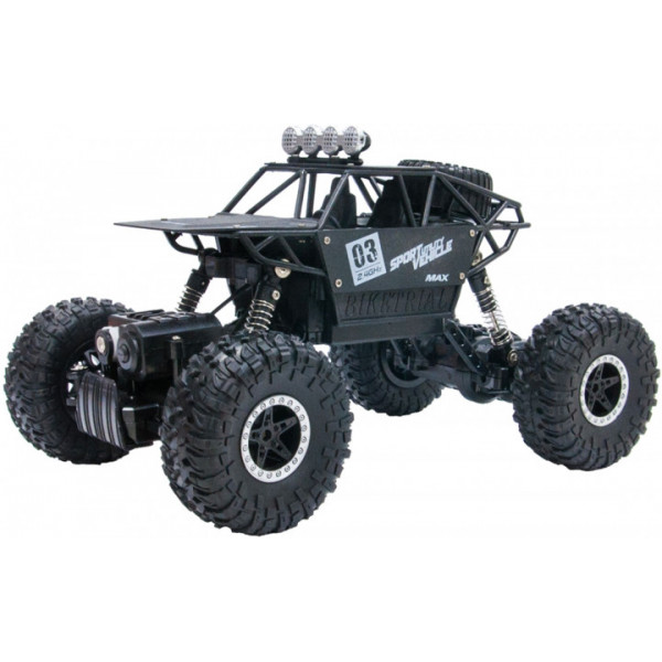 Фото - Радіокерована машинка Sulong Toys Off-Road Crawler – Max Speed (матовый черный, метал. корпус) (SL-112RHMBl)