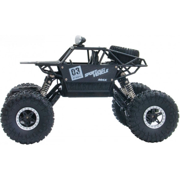 Фото - Радіокерована машинка Sulong Toys Off-Road Crawler – Max Speed (матовый черный, метал. корпус) (SL-112RHMBl)