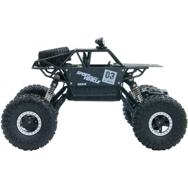 Фото - Радіокерована машинка Sulong Toys Off-Road Crawler – Max Speed (матовый черный, метал. корпус) (SL-112RHMBl)