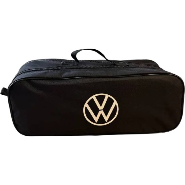 Фото - Сумка-органайзер в багажник Poputchik Volkswagen NEW LOGO черная 50х18х18 см (03-147-2Д)