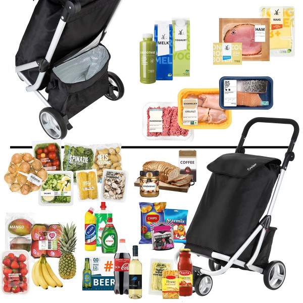 Фото - Сумка-візок ShoppingCruiser 3 Wheels Black (604349)