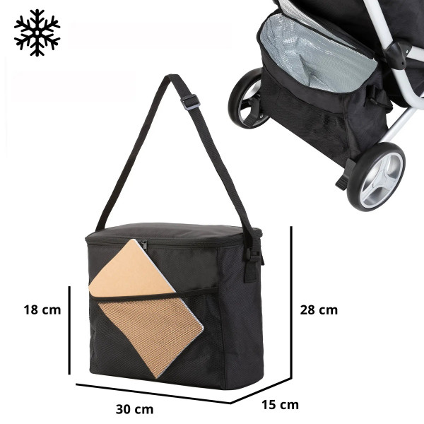 Фото - Сумка-візок ShoppingCruiser 3 Wheels Black (604349)