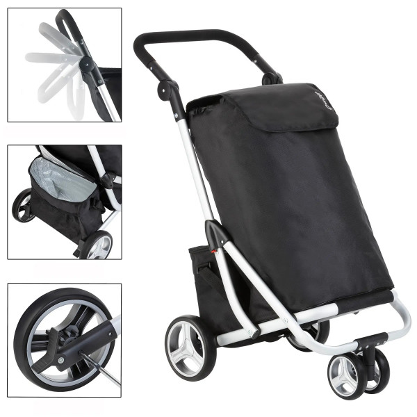 Фото - Сумка-візок ShoppingCruiser 3 Wheels Black (604349)