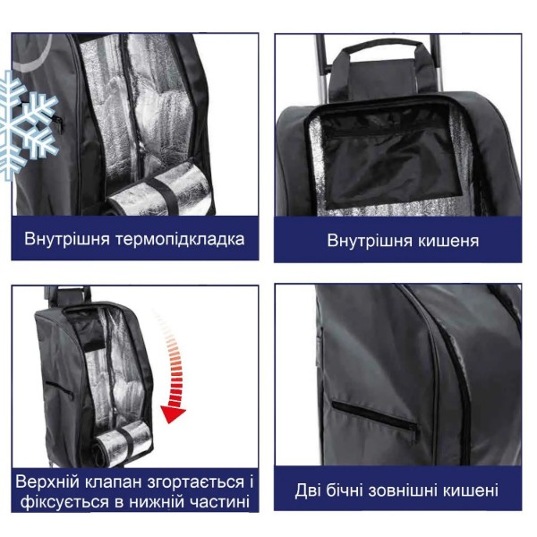 Фото - Сумка-візок Casa Si Buddy Black (CS93077Y04S)
