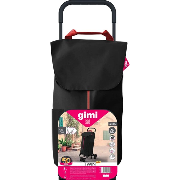Фото - Сумка-тележка GIMI Twin Black (169325)