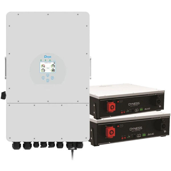 Фото - Система зберігання енергії Deye SUN-10K-SG04LP3-EU-2DY10.24K-LFP-W Фото - Система зберігання енергії Deye SUN-10K-SG04LP3-EU-2DY10.24K-LFP-W