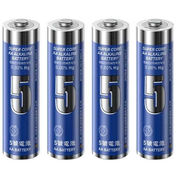 Фото - Элемент питания тип 9V/6LR61 Remax Super Core LR6/AA Alkaline Battery 4 шт. (6954851262985)