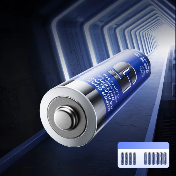 Фото - Элемент питания тип 9V/6LR61 Remax Super Core LR6/AA Alkaline Battery 4 шт. (6954851262985)