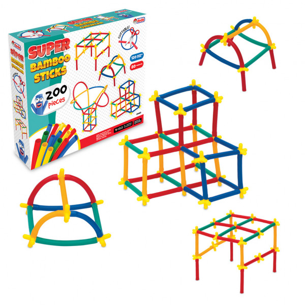 Фото - Пластиковий конструктор dede Спортмайданчик 200 шт. (03461)