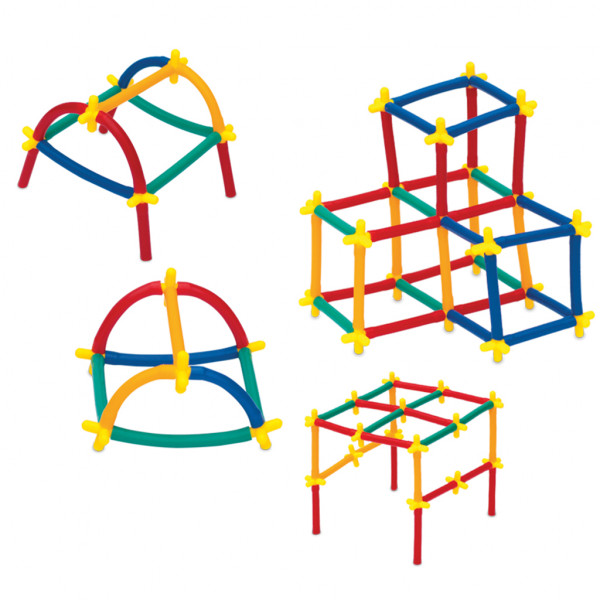 Фото - Пластиковий конструктор dede Спортмайданчик 200 шт. (03461)