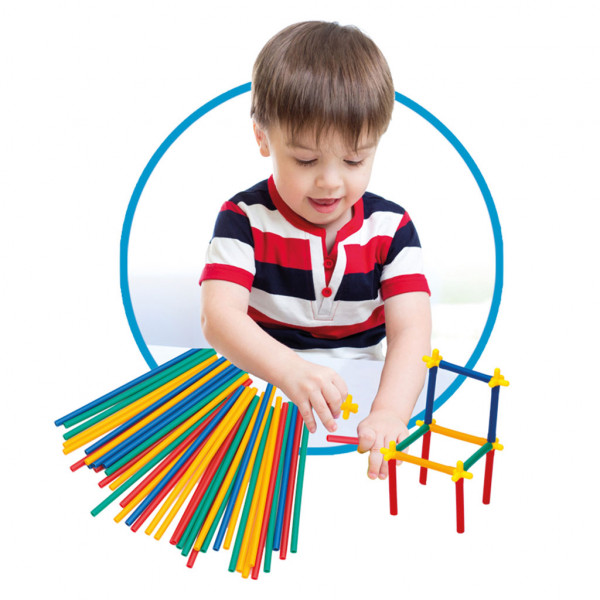 Фото - Пластиковий конструктор dede Спортмайданчик 200 шт. (03461)